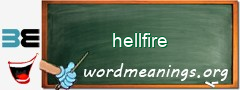 WordMeaning blackboard for hellfire